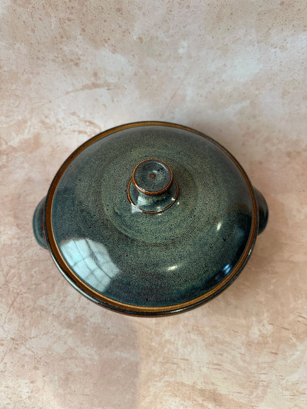 Rustic Lidded Casserole Baking Dish