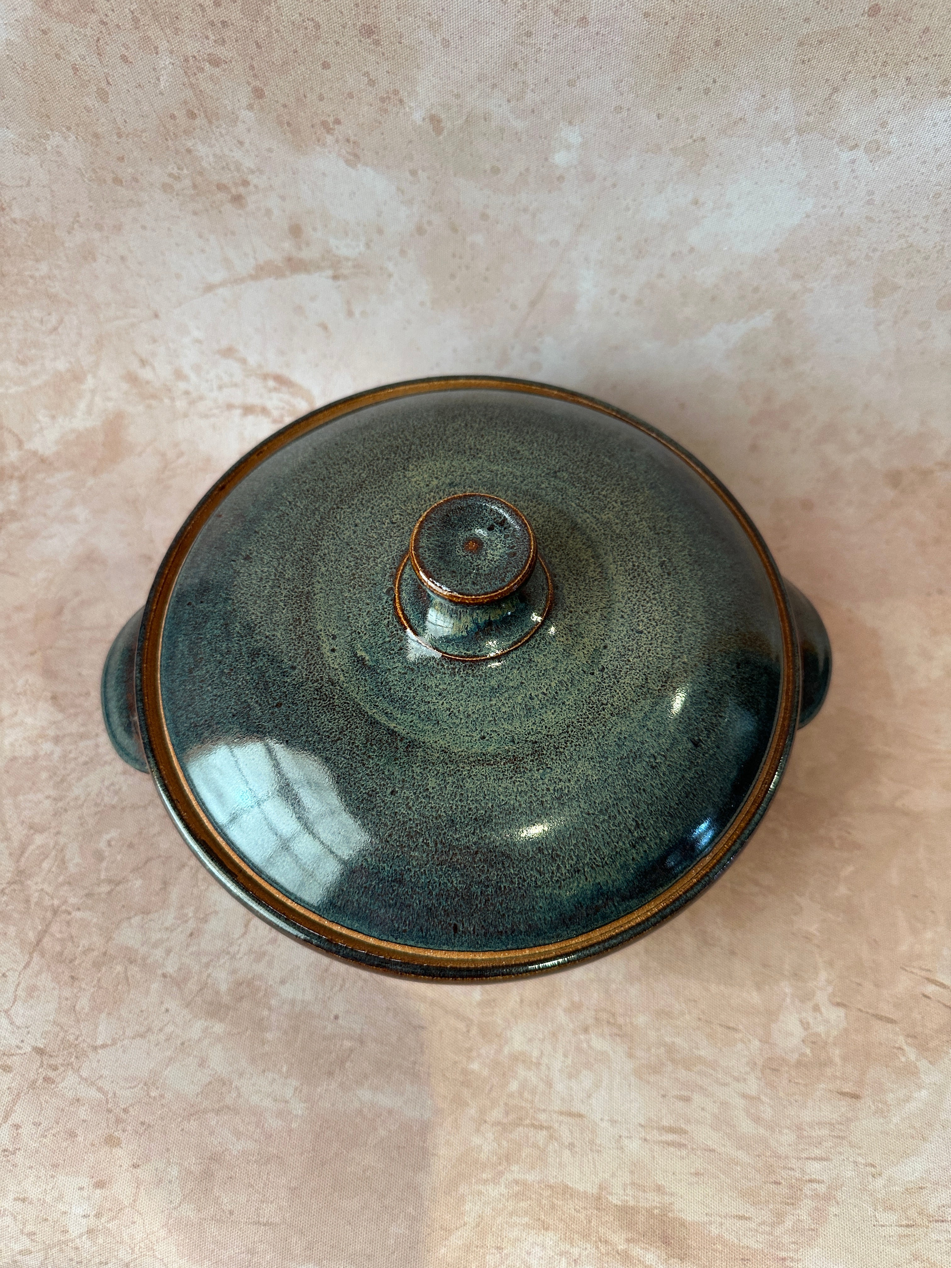 Rustic Lidded Casserole Baking Dish