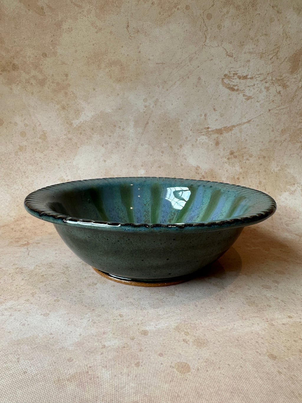 wheel thrown handcrafted stoneware bowl