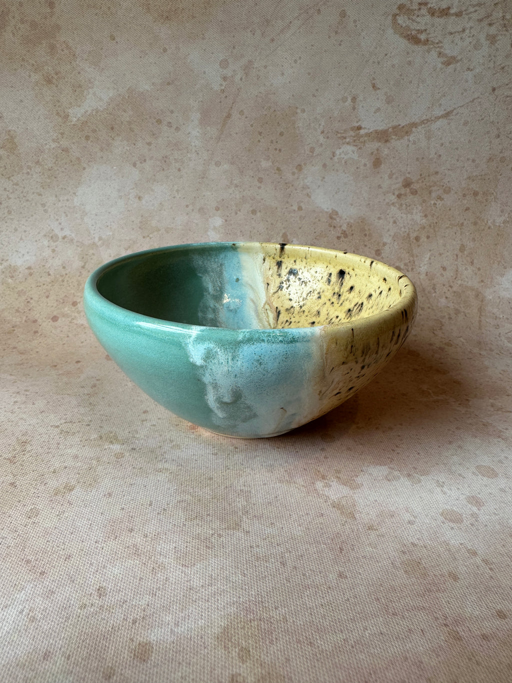 wheel thrown stoneware coastal bowl 