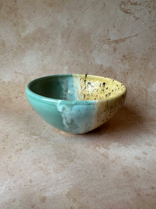 wheel thrown stoneware coastal bowl 