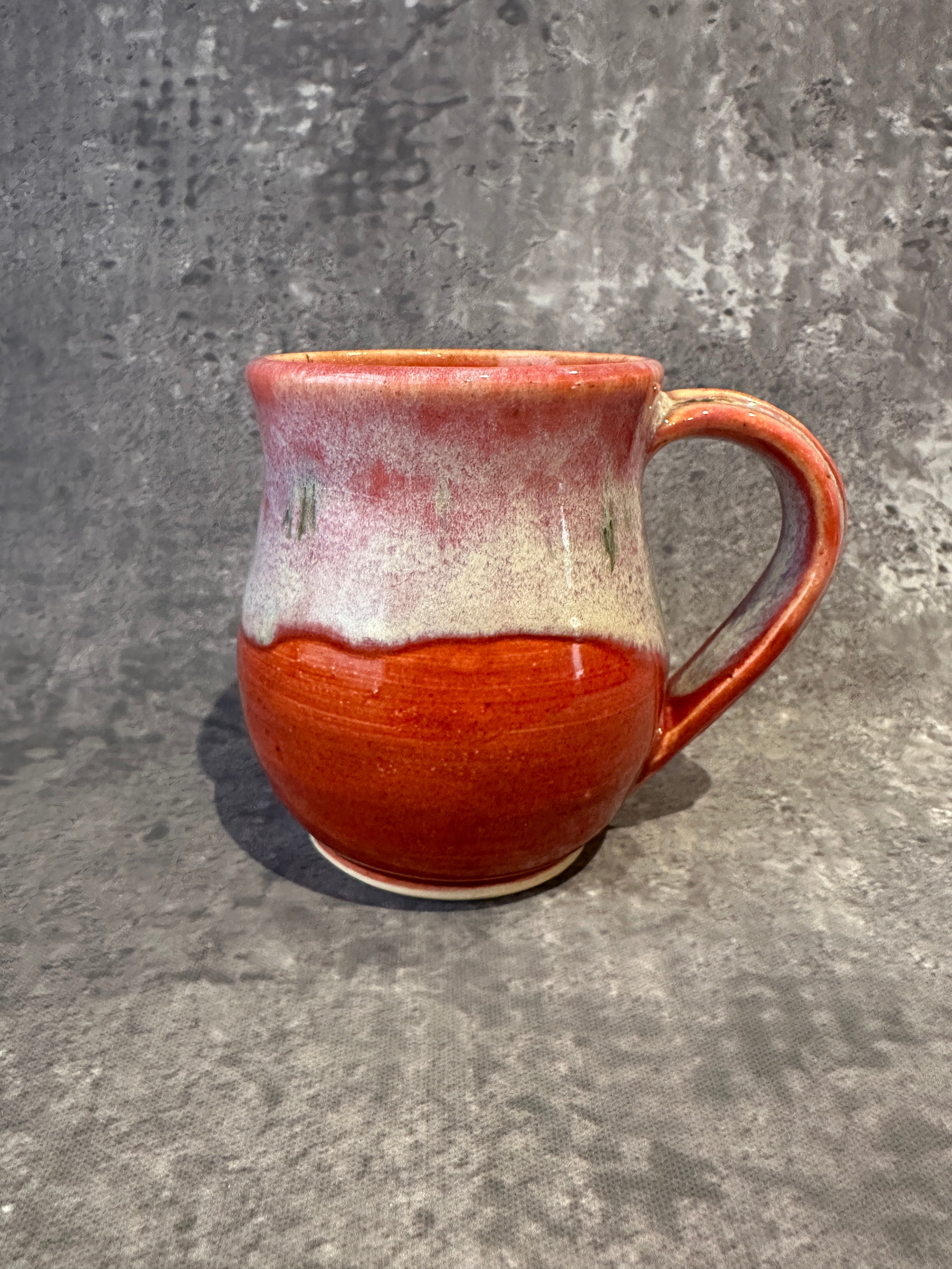 Handcrafted  wheel thrown ceramic mug