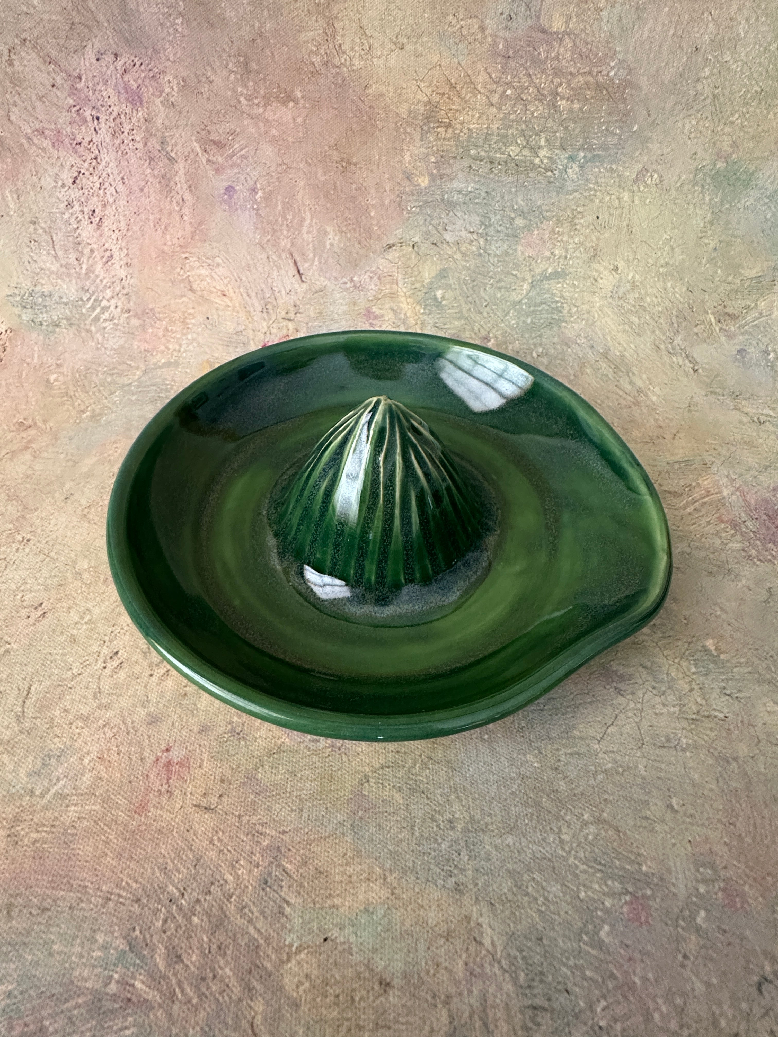 Handcrafted stoneware juicer