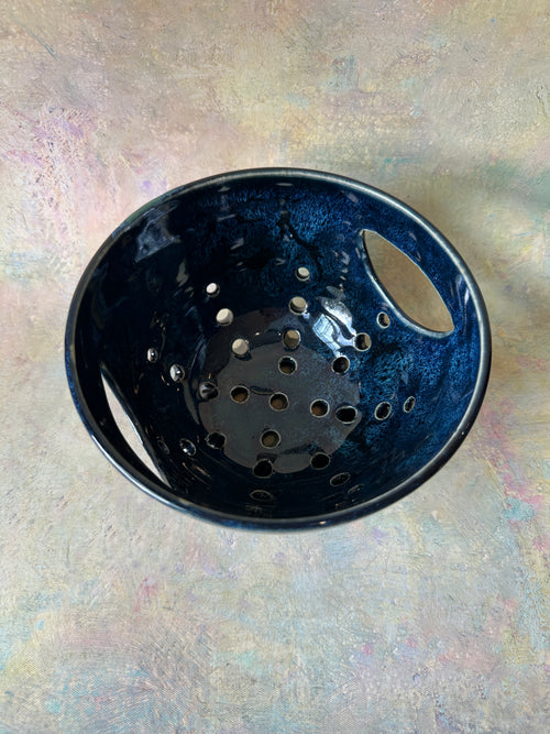 Wheel Thrown stoneware berry bowl
