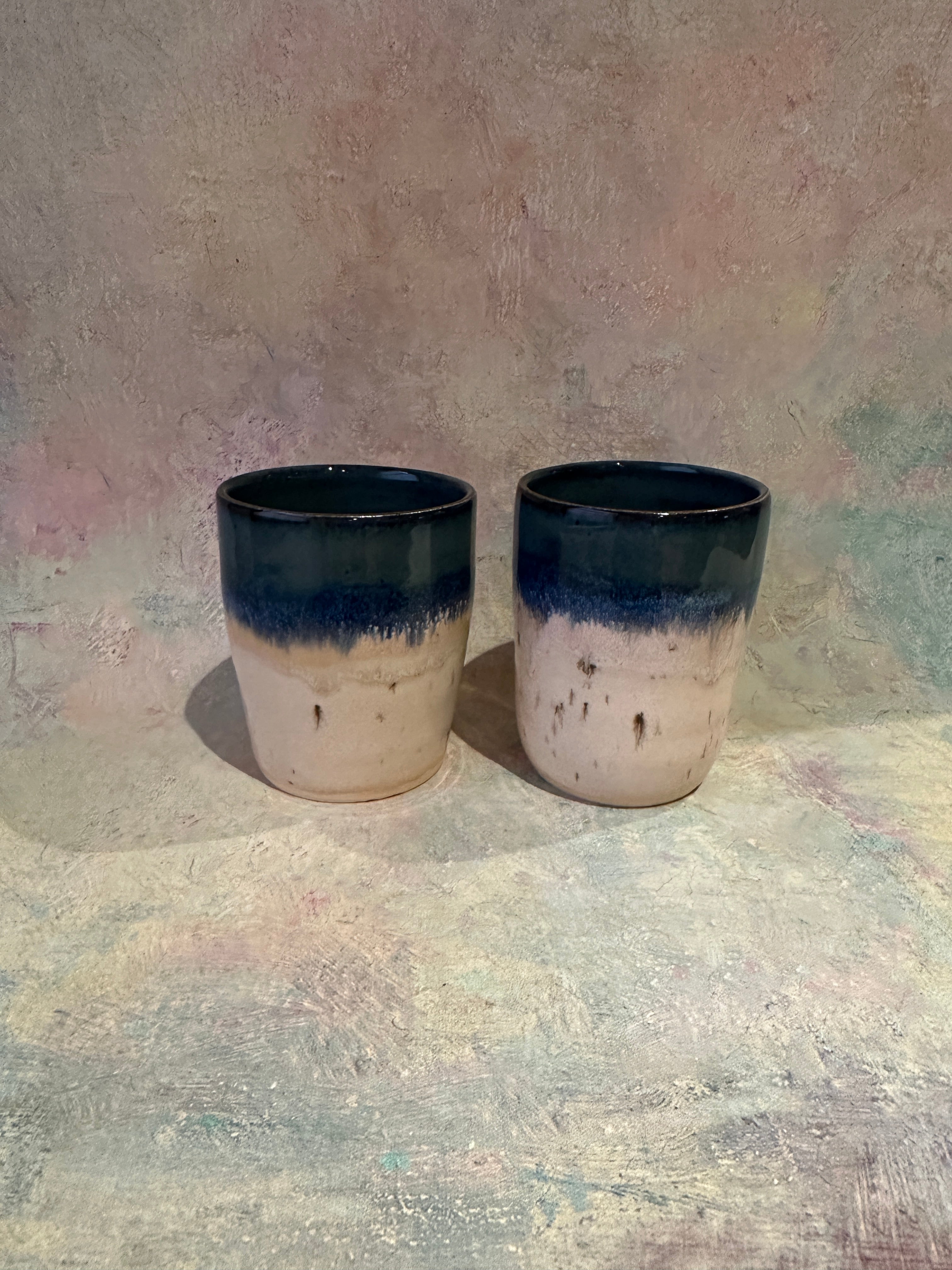 Sea & Sand wheel thrown cups