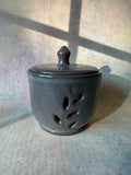 Handcrafted Stoneware garlic keeper