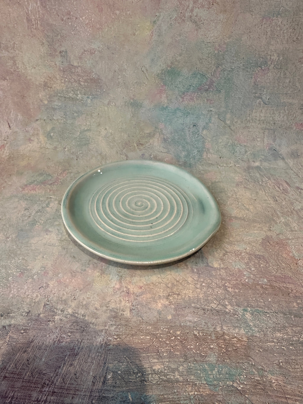 Stoneware handcrafted spoon rest