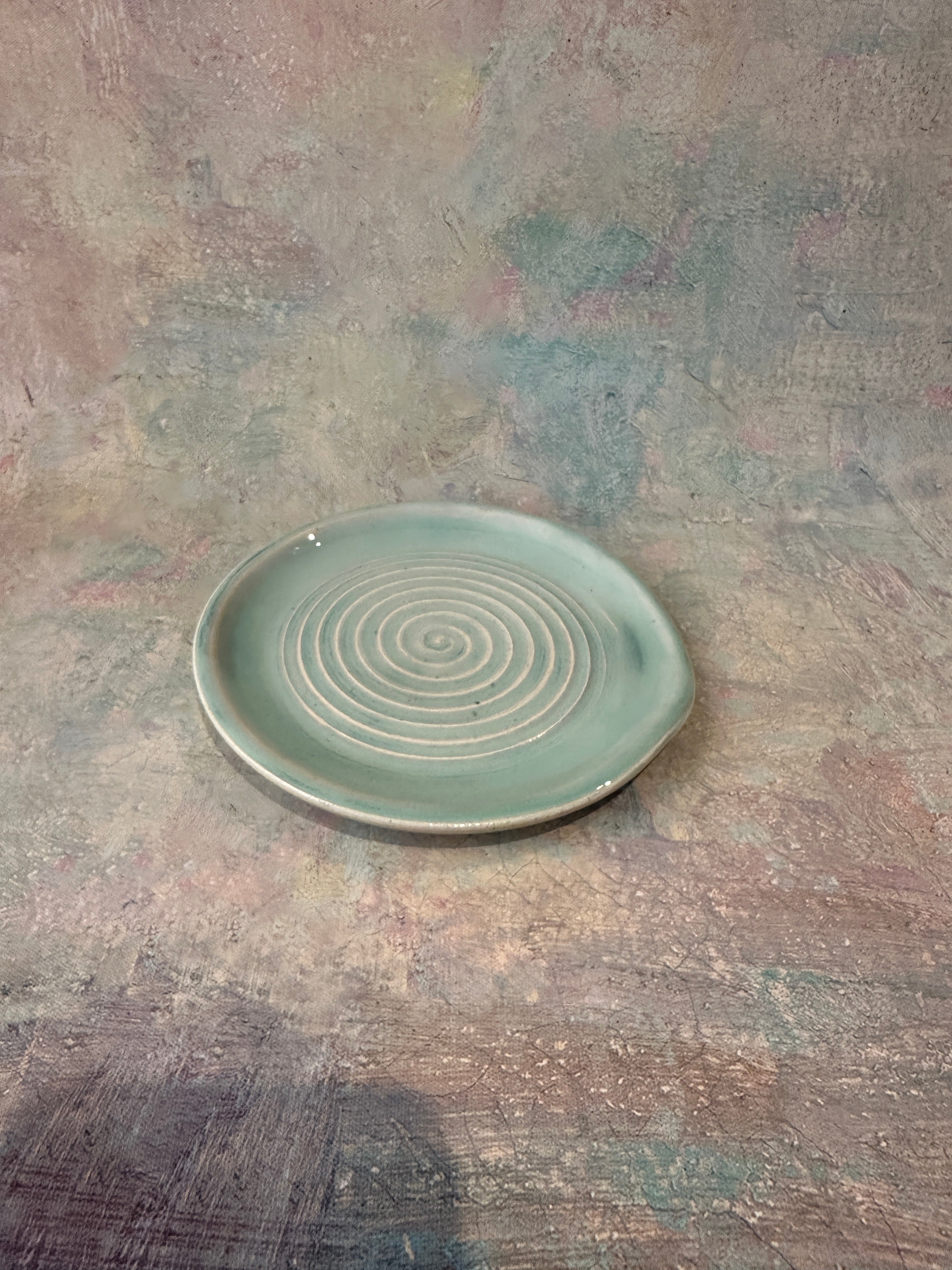Stoneware handcrafted spoon rest