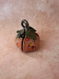 Handbuilt stoneware pumpkin