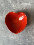 Handcrafted Stoneware Heart Trinket Bowl