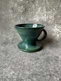 Handcrafted coffee pour over cone dripper