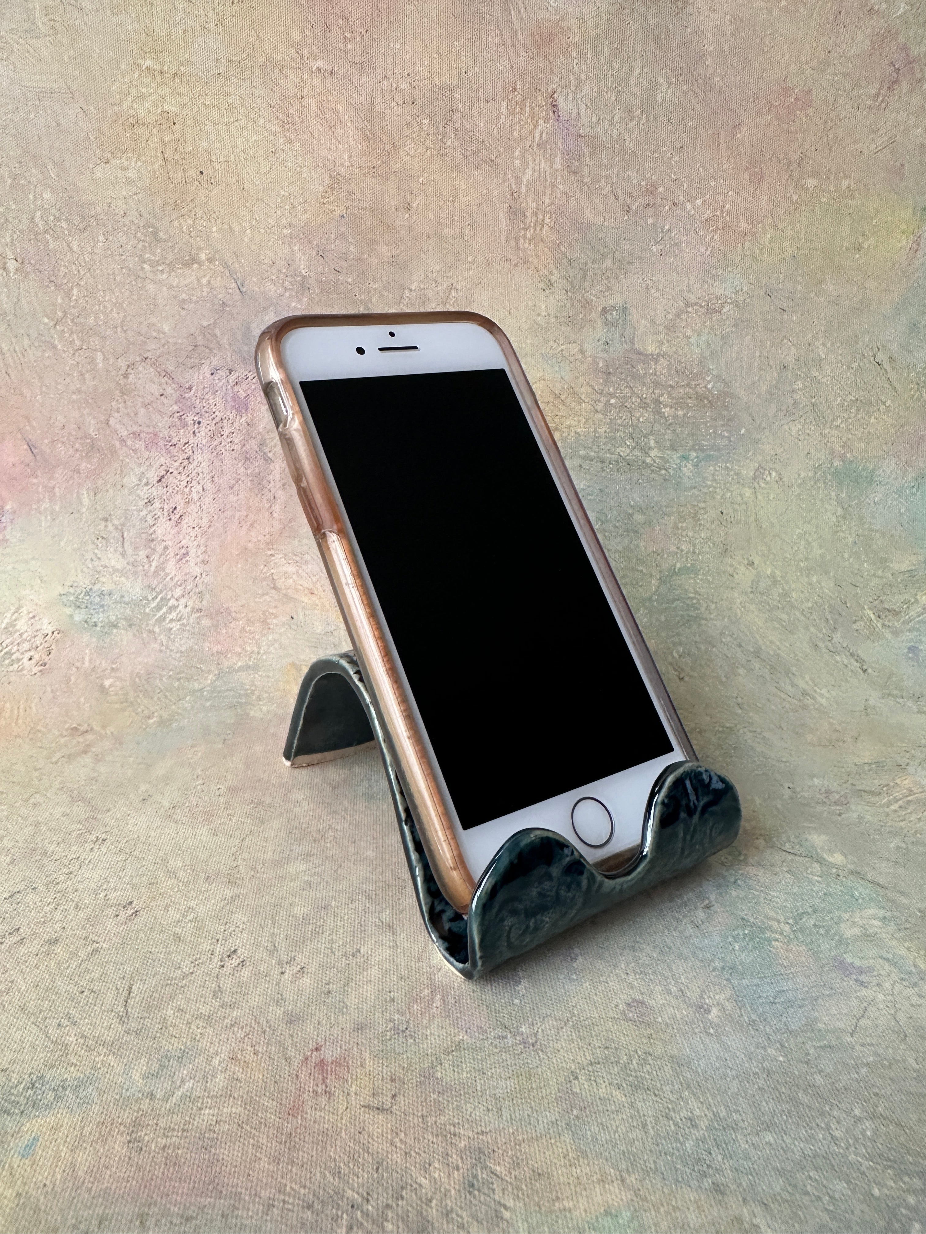 Ceramic cell phone holder