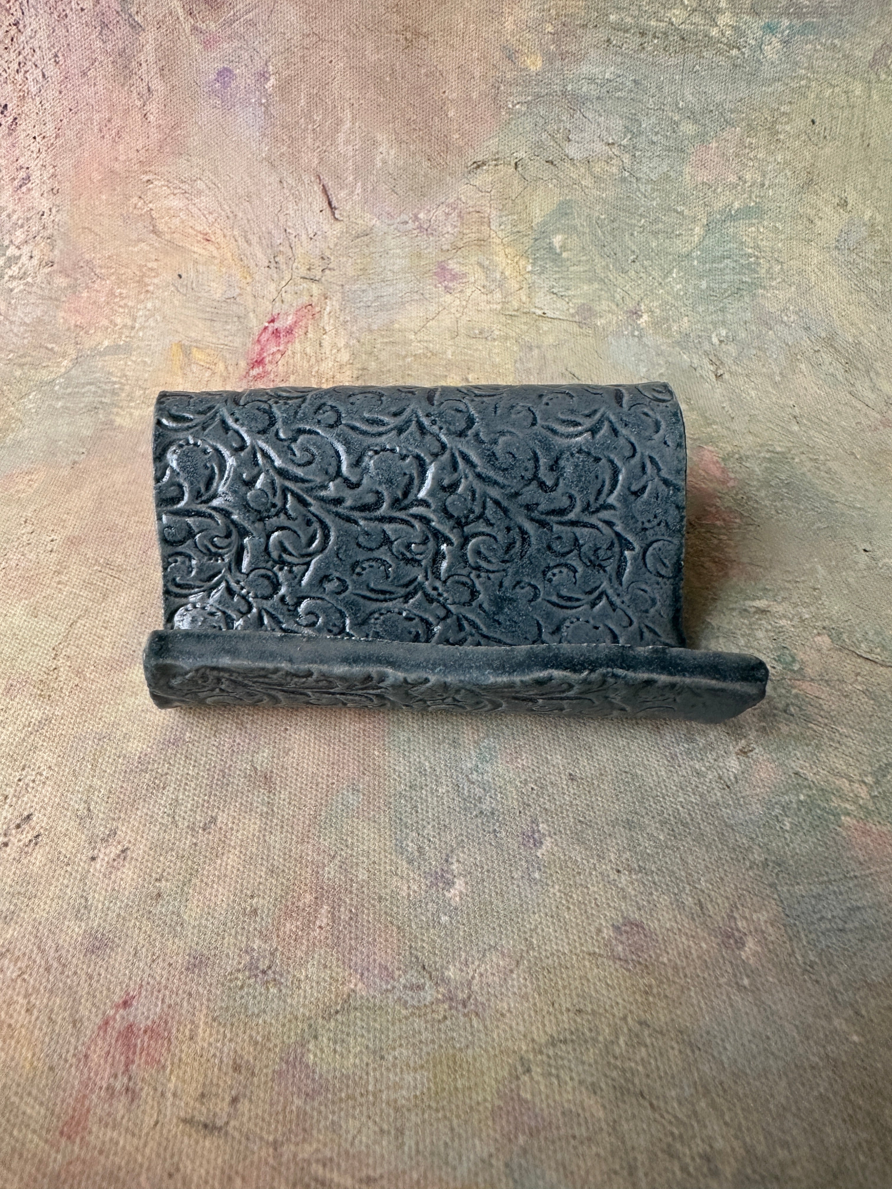 Handcrafted Stoneware Business Card Holders