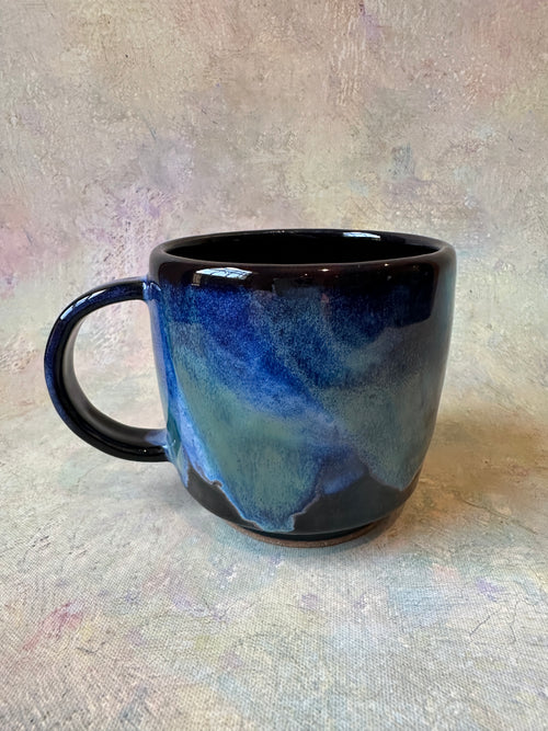 Wheel thrown artisan stoneware mug