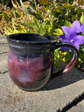 Comic glazed large handcrafted stoneware mug
